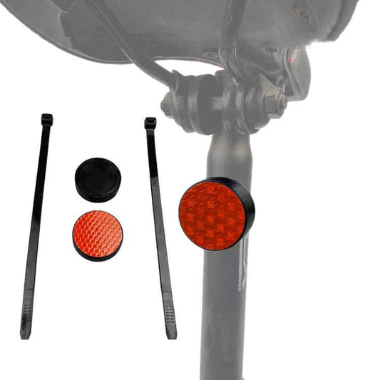 Mountain Bike Reflector Tail Light Anti-theft Tracking Locator Hidden Bracket  For AirTag