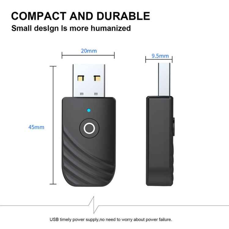 Bluetooth 5.0 Wireless Audio Receiver Transmitter