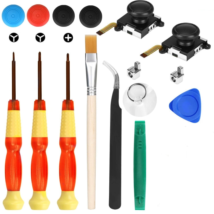 Joy-Con 3D Joystick Repair Screwdriver Set Gamepads Disassembly Tool For Nintendo Switch, 5 In 1, 6 In 1, 7 In 1, 10 In 1, 11 In 1, 12 In 1, 15 In 1, 16 In 1, 17 In 1, 18 In 1, 20 In 1, 21 In 1, 22 In 1, 23 In 1, 25 In 1, 27 In 1