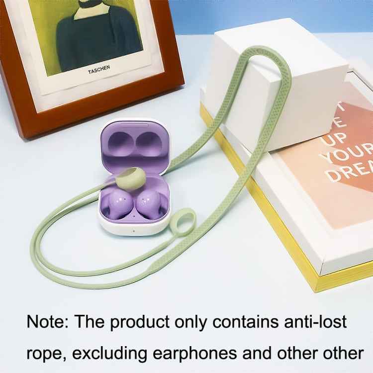 2 PCS Bluetooth Earphone Silicone Anti-Lost Cord For Samsung Glaxy Buds 2