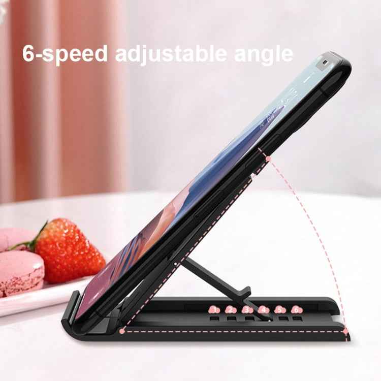 2 PCS K30 Multi-speed Adjustment Desktop Mobile Phone Bracket Notebook Folding Bracket