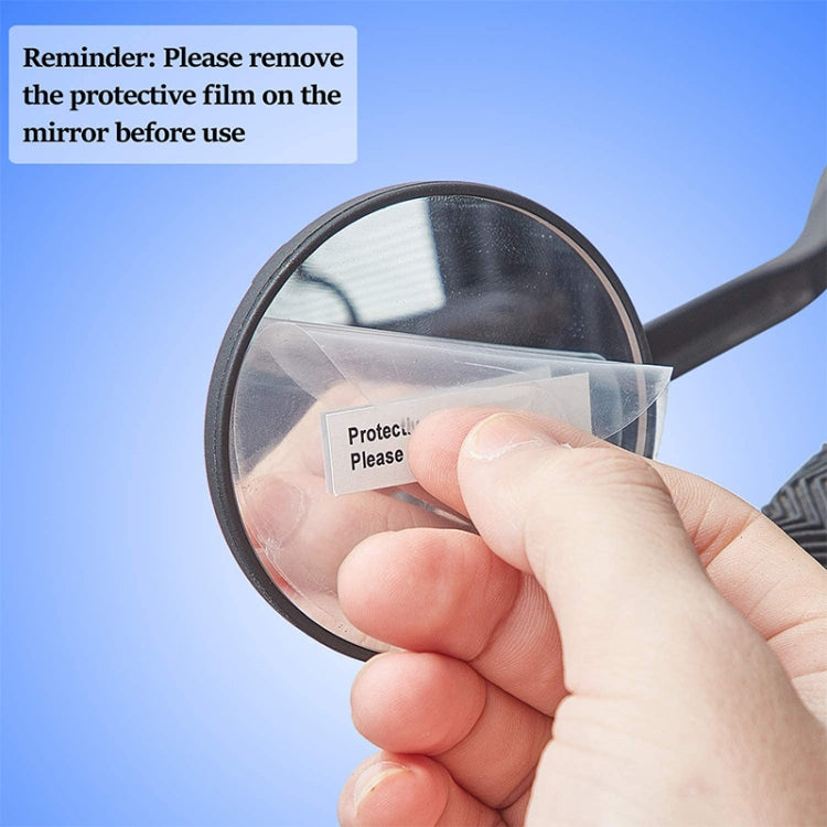 Bicycle Convex Rearview Mirror Large View 360 Degree Rotating Mirror, Convex Rearview Mirror