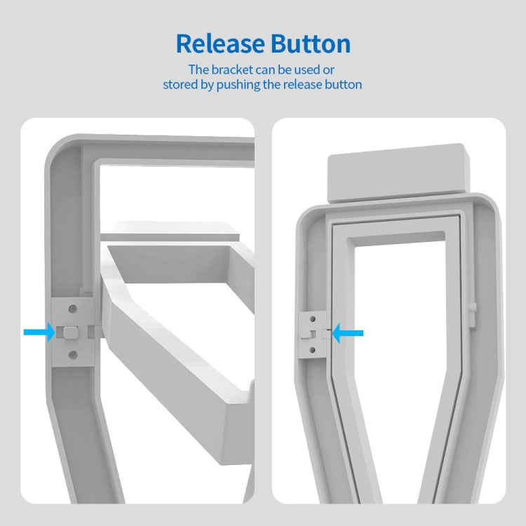 JYS-OC002 VR Bracket Desktop Storage Rack For Oculus Quest 2, JYS-OC002 White, JYS-OC002 Black