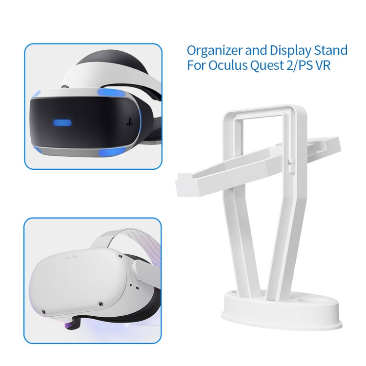 JYS-OC002 VR Bracket Desktop Storage Rack For Oculus Quest 2, JYS-OC002 White, JYS-OC002 Black