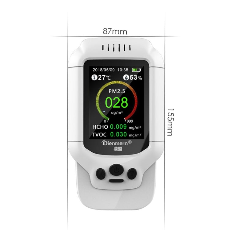 Formaldehyde TVOC Detector PM2.5 Dust Tester