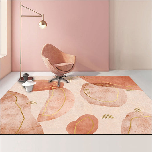 Modern Abstract Geometric Living Room Rug Coffee Table Cushion, 50x80cm, 60x90cm