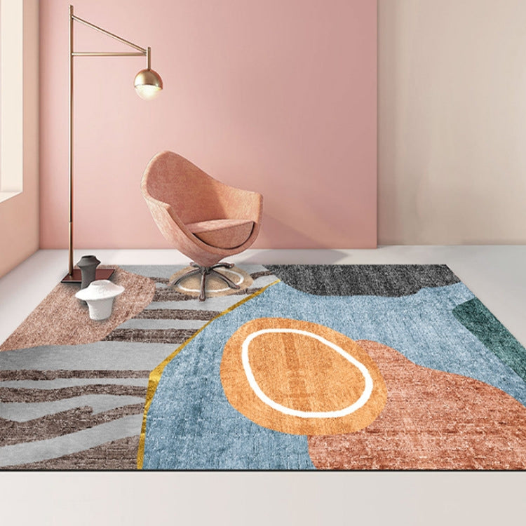 Modern Abstract Geometric Living Room Rug Coffee Table Cushion, 80x120cm, 80x160cm