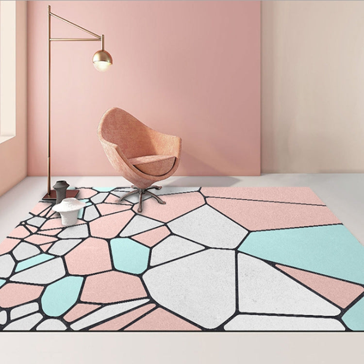 Modern Abstract Geometric Living Room Rug Coffee Table Cushion, 80x200cm, 120x160cm