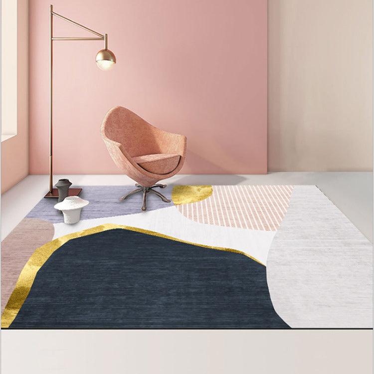 Modern Abstract Geometric Living Room Rug Coffee Table Cushion, 80x200cm, 120x160cm