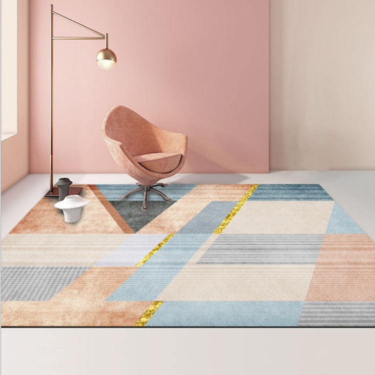 Modern Abstract Geometric Living Room Rug Coffee Table Cushion, 80x200cm, 120x160cm