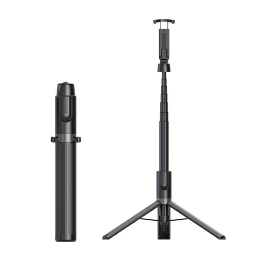 AB403 Live Broadcast Landing Integrated Telescopic Mobile Phone Triangle Bracket, Black, White, Black Red
