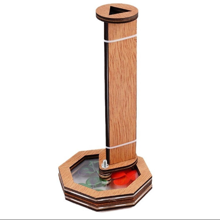 DIY Wooden Rotating Kaleidoscope Toy Gift For Children