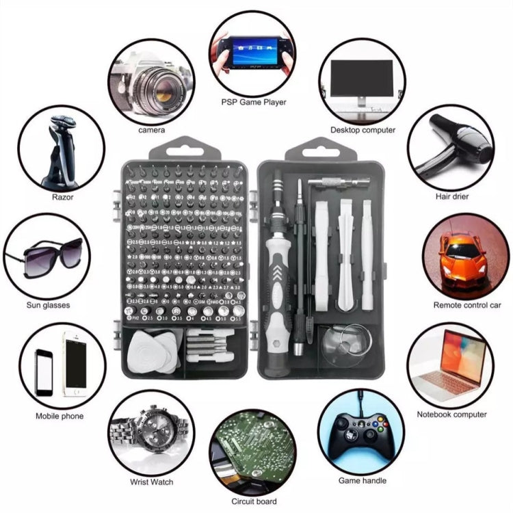 117 In 1 Screwdriver Set Watch Game Console Disassembly Tool, 117 In 1