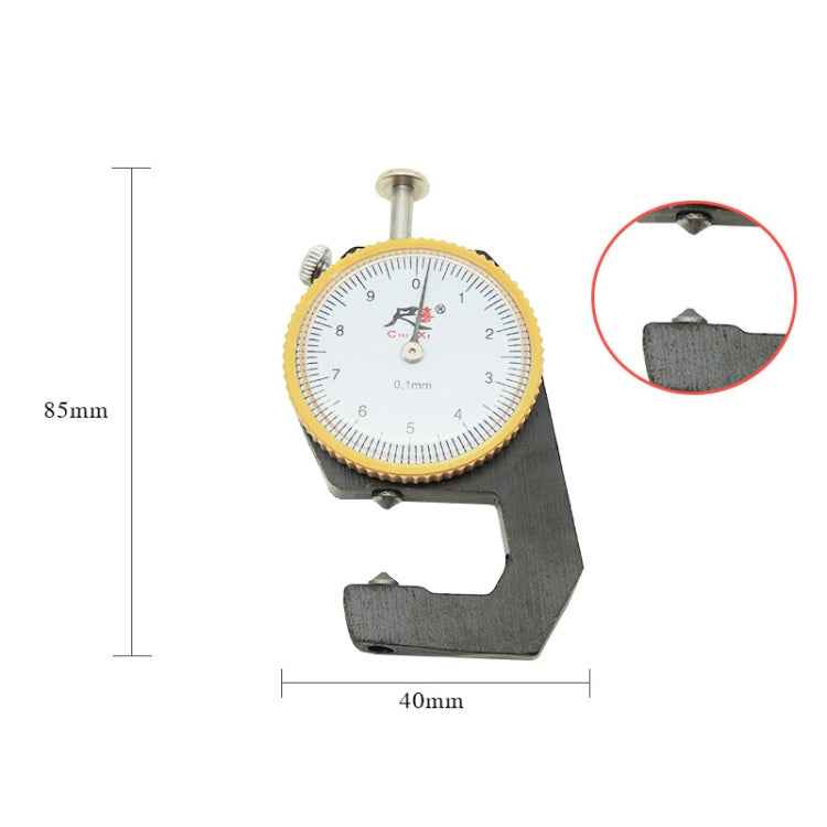 CHIXI Handheld Thickness Gauge Paper Thickness Gauge, Ordinary  0-10mm Pointed Head, Ordinary  0-10mm Flat Head, Ordinary 0-20mm Pointed Head, Ordinary  0-20mm Flat Head, Mid-range  0-10mm Pointed Head, Mid-range  0-10mm Flat Head                      ...