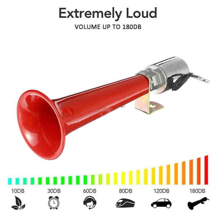 180DB Car Super Loud Air Horn Bird Call Single Pipe Air Whistle Horn