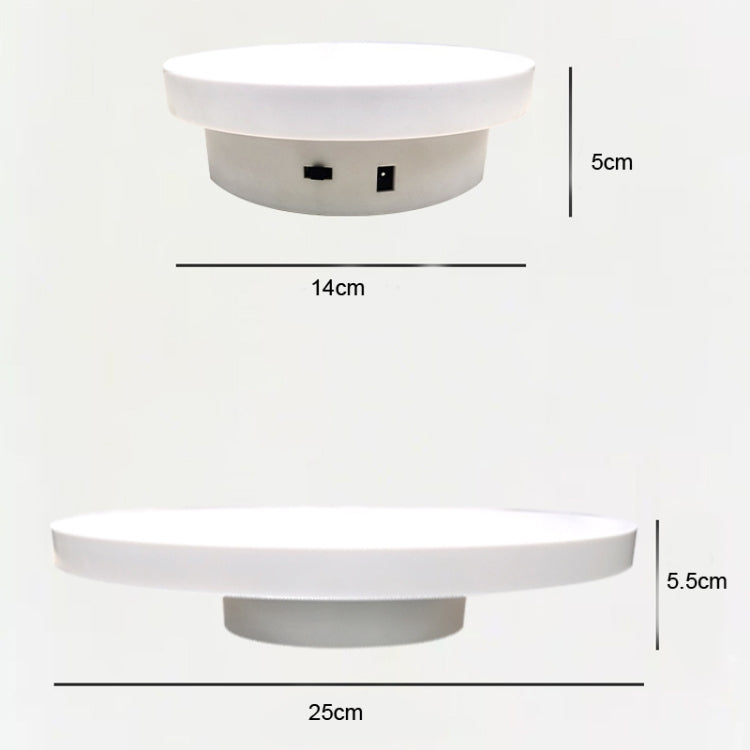 Photography Electric Turntable Automatic Rotating Display Stand,Style:, Plug -in 14 cm, Plug -in 2 In 1 14/25 cm, Plug -in 2 In 1 14/20 cm, Plug -in 30cm, Plug -in 2 In 1 30/35 cm