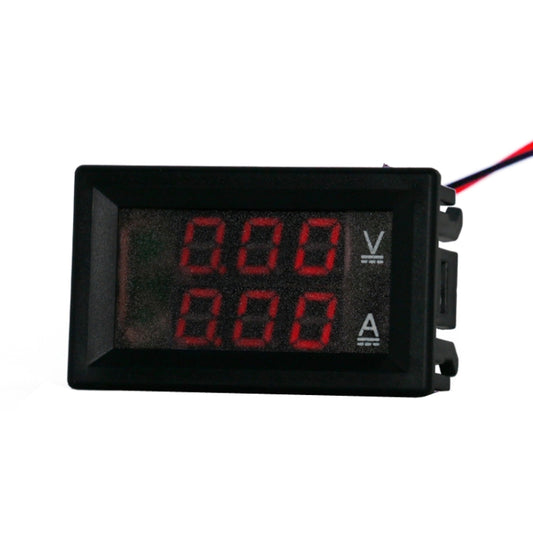 Dual-Display Voltage Current Meter Digital DC Voltage Meter, 10A (Red), 10A (Red Blue), 10A (Blue), 50A (Red), 50A (Red Blue), 50A (Blue)