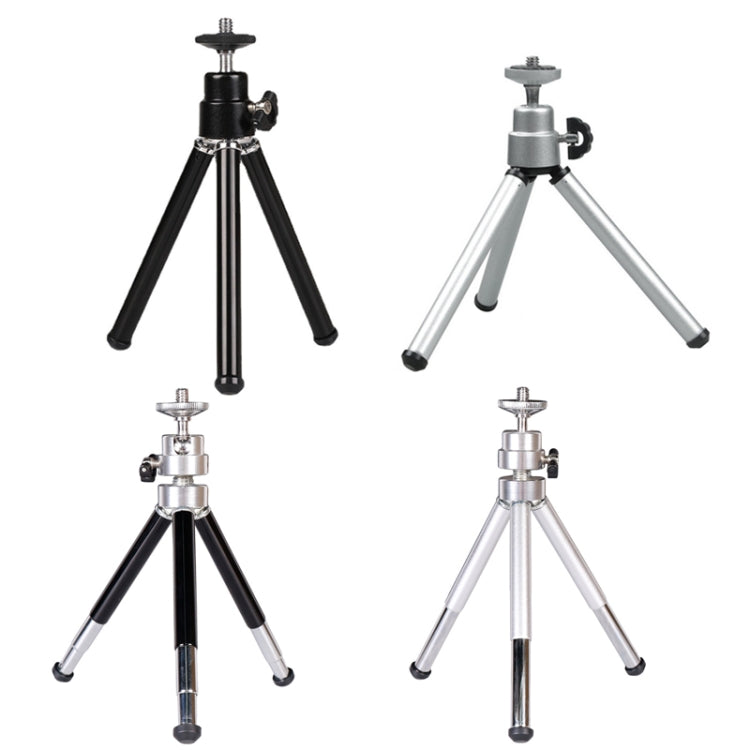 2PCS Projector Phone Stand Desktop Portable Telescopic Mini Metal Tripod, Style:, 2 Sections (Black), 2 Sections (Silver), 3 Sections (Black), 3 Sections (Silver)
