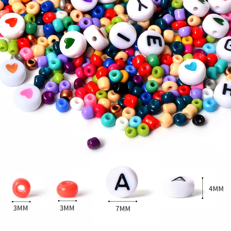 28 Grid Alphabet Beads Rice Beads DIY Beaded Bracelet Material