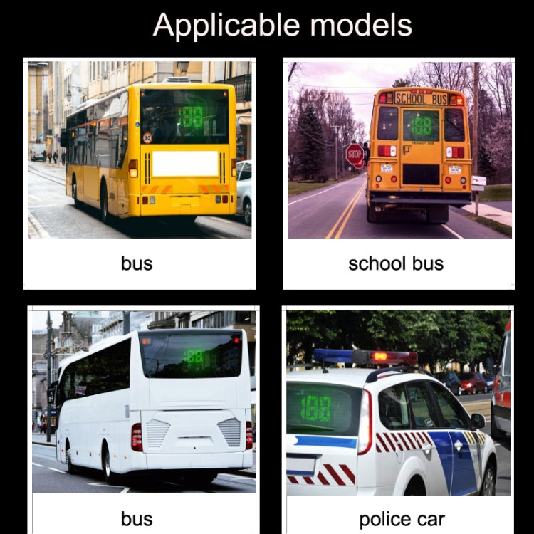 C188 GPS Rear Window Speedometer Head Up Display Speed Display HUD Car Universal, C188 GPS HUD