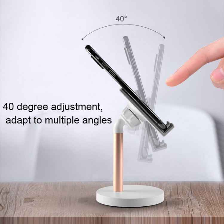 MT-100 Round Bottom Column Multi-Angle Adjustable Mobile Phone Tablet Holder