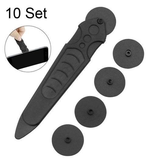 10 Set Carbon Fiber Roller lever Crowbar Phone Split Frame Maker, 10 Sets Removal Tool