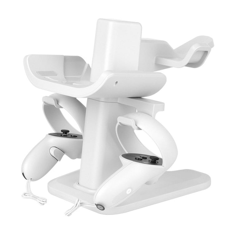 VR Stand Headset Display And Controller Holder Mount For Meta Quest 2, For Oculus Quest 2 White, For Oculus Quest 2 Black