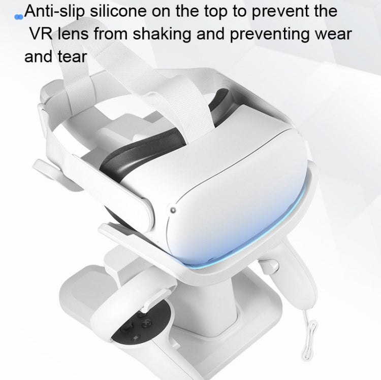 VR Stand Headset Display And Controller Holder Mount For Meta Quest 2, For Oculus Quest 2 White, For Oculus Quest 2 Black