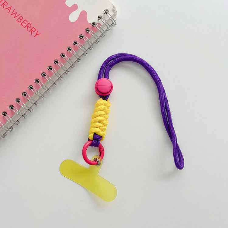2 PCS  Mobile Phone Colorful Lanyard With Patch