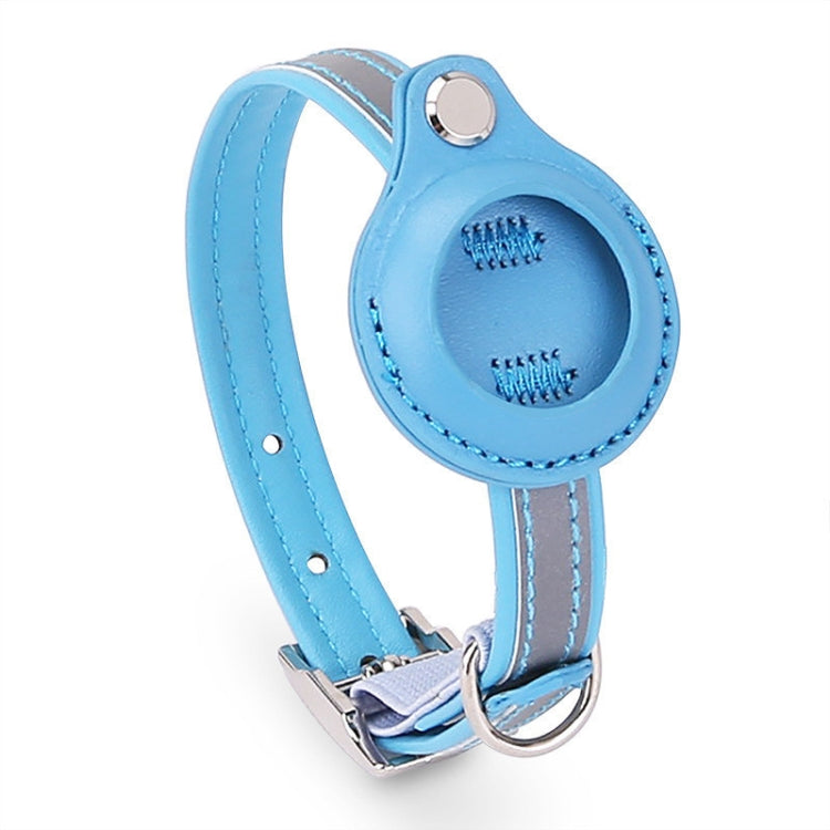 For AirTag 2nd Gen / AirTag 1st Gen Tracker Protective Cover Pet PU Collar, XS, S, M