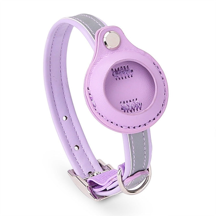 For AirTag 2nd Gen / AirTag 1st Gen Tracker Protective Cover Pet PU Collar, XS, S, M
