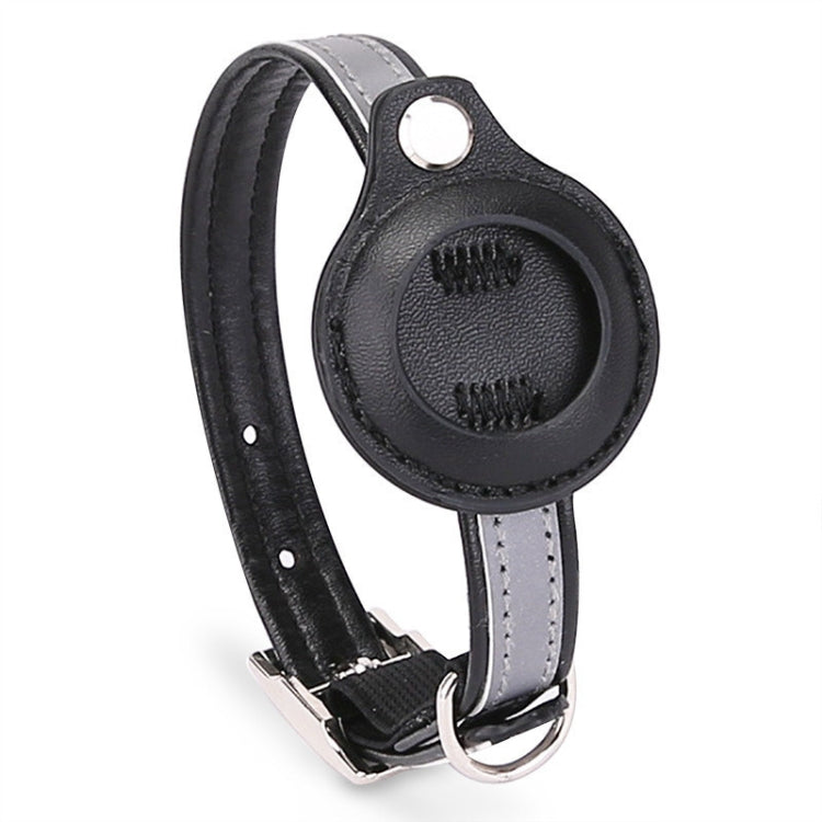 For AirTag 2nd Gen / AirTag 1st Gen Tracker Protective Cover Pet PU Collar, XS, S, M
