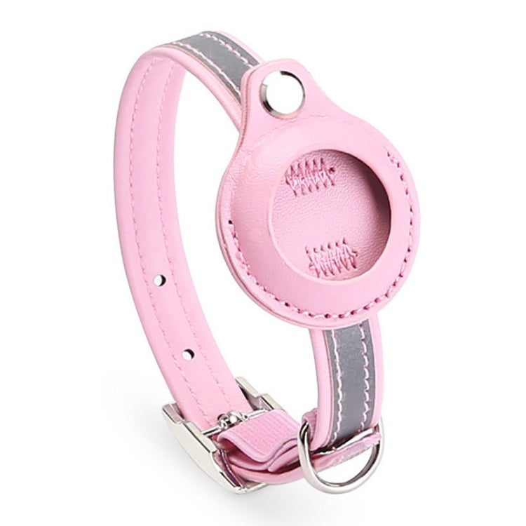 For AirTag 2nd Gen / AirTag 1st Gen Tracker Protective Cover Pet PU Collar, XS, S, M