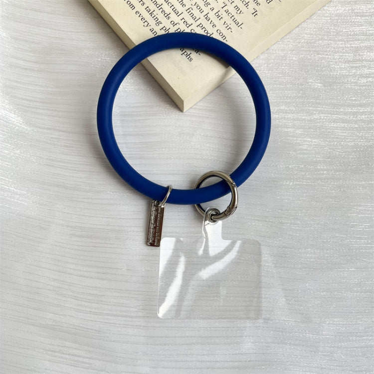 3 PCS Phone Case Silicone Bracelet Keychain Anti-fall Phone Lanyard with Patch, Pink, Purple, Blue, Lemon Yellow, Orange, Red, Black, White, Mint Green