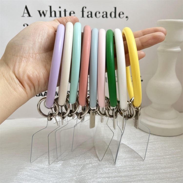 3 PCS Phone Case Silicone Bracelet Keychain Anti-fall Phone Lanyard with Patch, Pink, Purple, Blue, Lemon Yellow, Orange, Red, Black, White, Mint Green