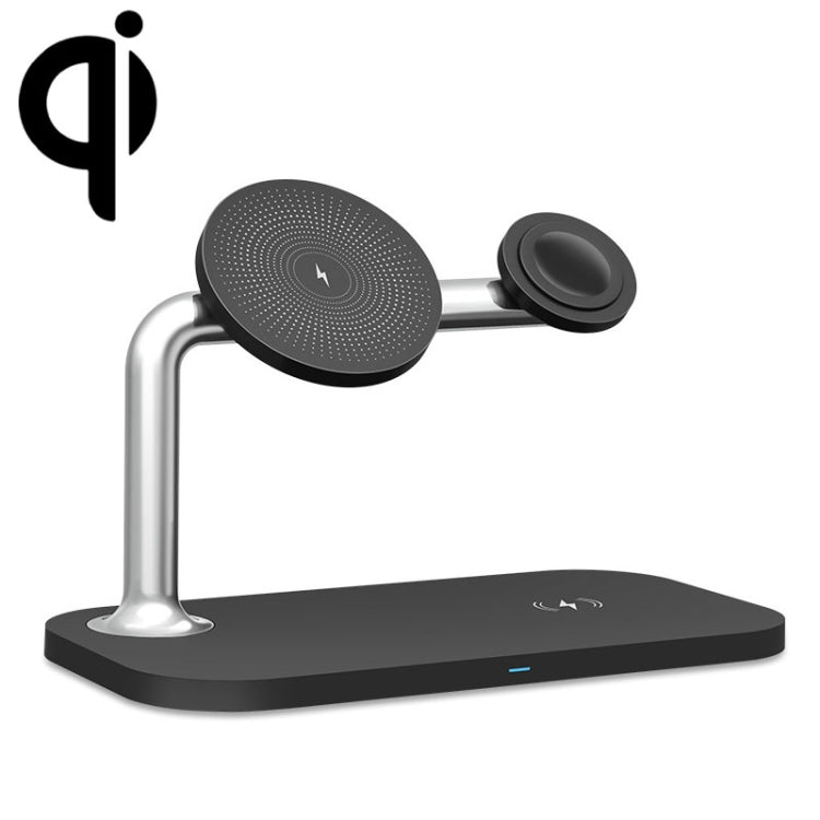 3 In 1 Magnetic Wireless Charger For iPhone12/13/14/15/16&iWatch&AirPods, 3 In 1 White, 3 In 1 Black