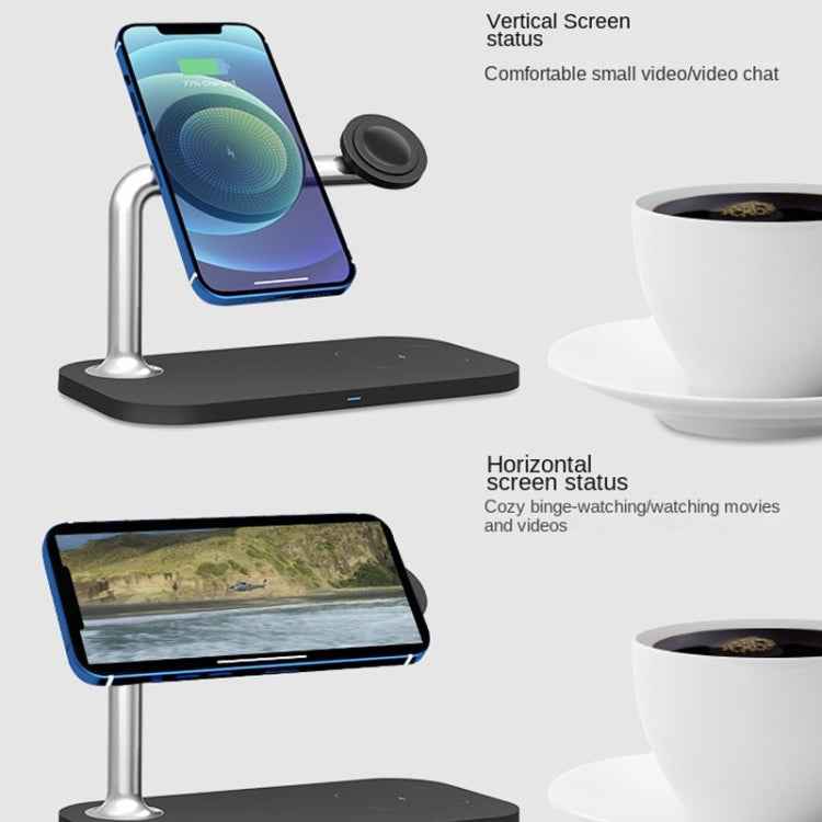 3 In 1 Magnetic Wireless Charger For iPhone12/13/14/15/16&iWatch&AirPods