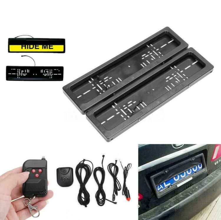 European Standard Electric License Plate Roller Shutter Protective Cover