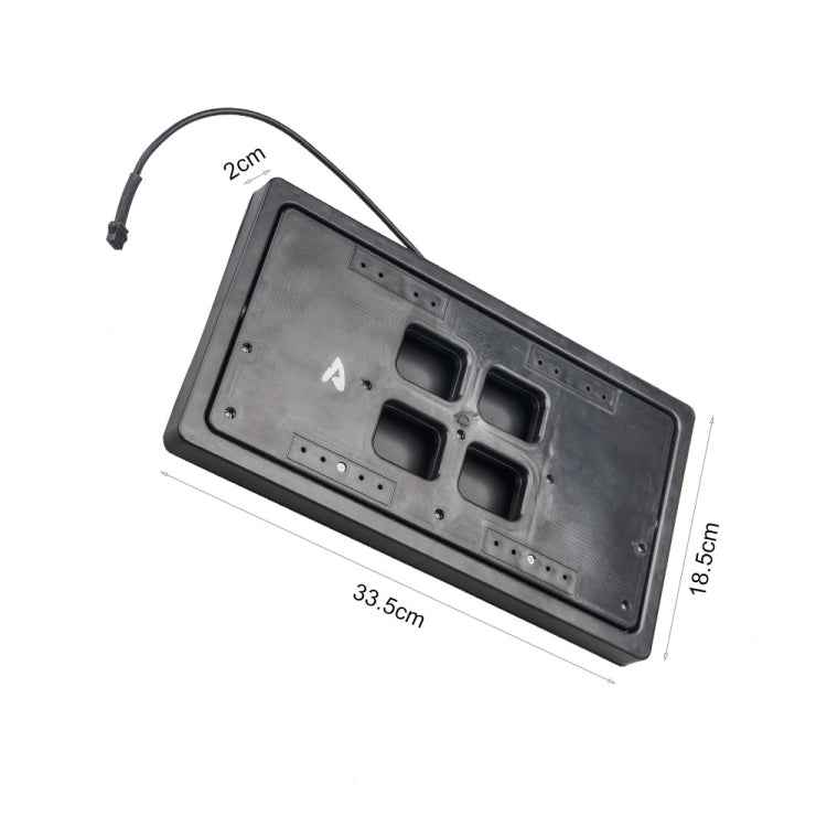 US Standard Car Flip Retractable License Plate Holder Hidden Shutter Cover License Plate Holder