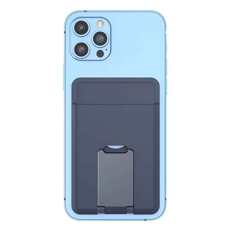 CY133H Silicone Magnetic Phone Holder with Card Holder Function