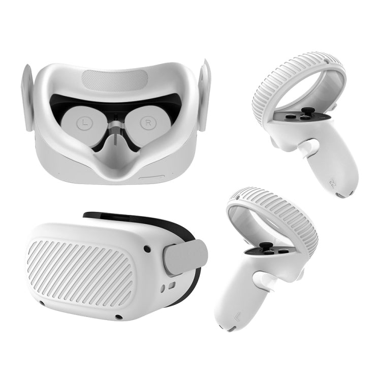 VR Glasses Lens Shell Handle Protective Case For Oculus Quest 2, White, Red, Green
