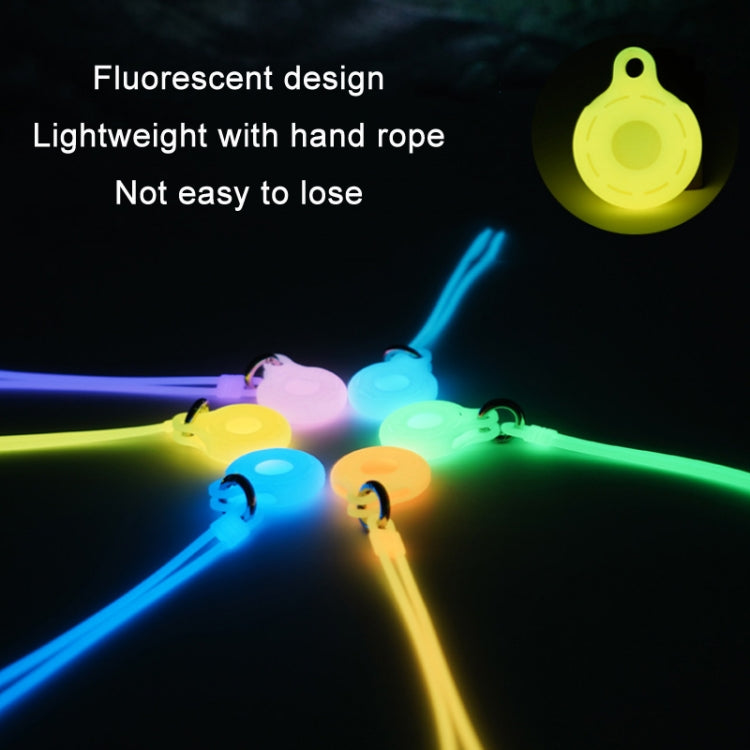 For AirTag 2nd Gen / AirTag 1st Gen Tracking Anti-Lost Locator Silicone Case, Mint Green, Pink, Black, Red, Yellow, Orange, Coffee, Dark Green, Denim Blue, Coral Color, Lime White, Transparent, Noon Blue, Luminous White, Luminous Orange, Luminous Pink ...