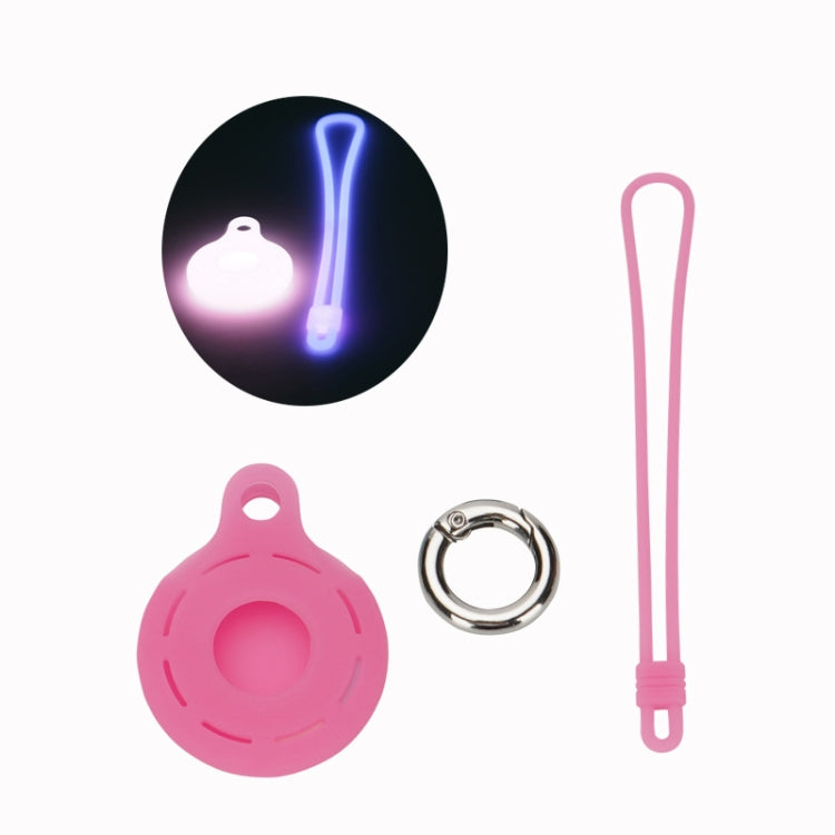 For AirTag 2nd Gen / AirTag 1st Gen Tracking Anti-Lost Locator Silicone Case, Mint Green, Pink, Black, Red, Yellow, Orange, Coffee, Dark Green, Denim Blue, Coral Color, Lime White, Transparent, Noon Blue, Luminous White, Luminous Orange, Luminous Pink ...