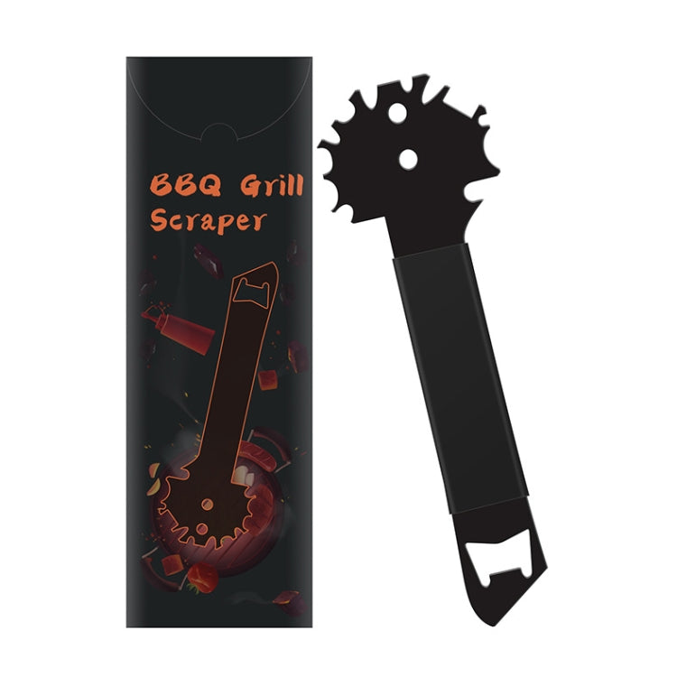 Grill Scraper Fits Any Grilling Grate or Griddle With Bottle Opener
