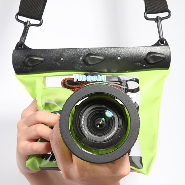 Tteoobl  20m Underwater Diving Camera Housing Case Pouch  Camera Waterproof Dry Bag, M, L