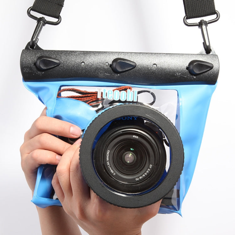 Tteoobl  20m Underwater Diving Camera Housing Case Pouch  Camera Waterproof Dry Bag, M, L