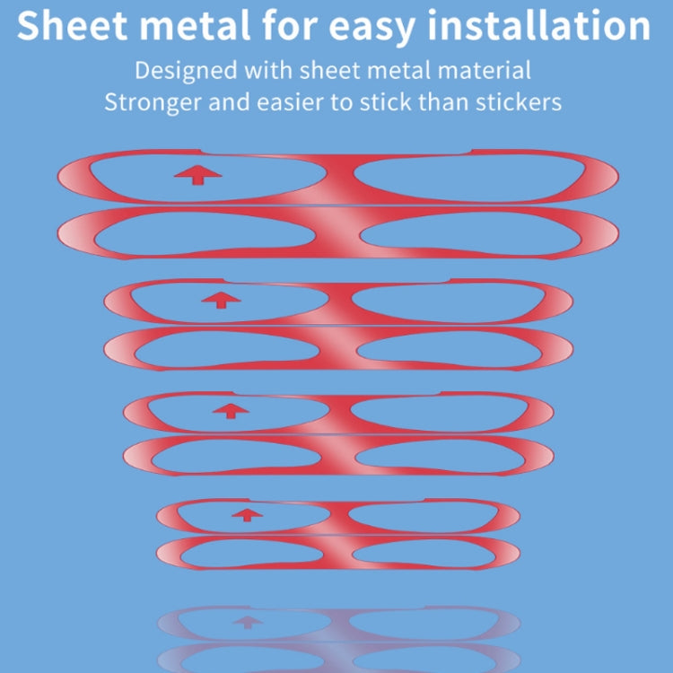 2 PCS Headphone Inner Cover Sticker Dustproof Protective Film For Airpods 3