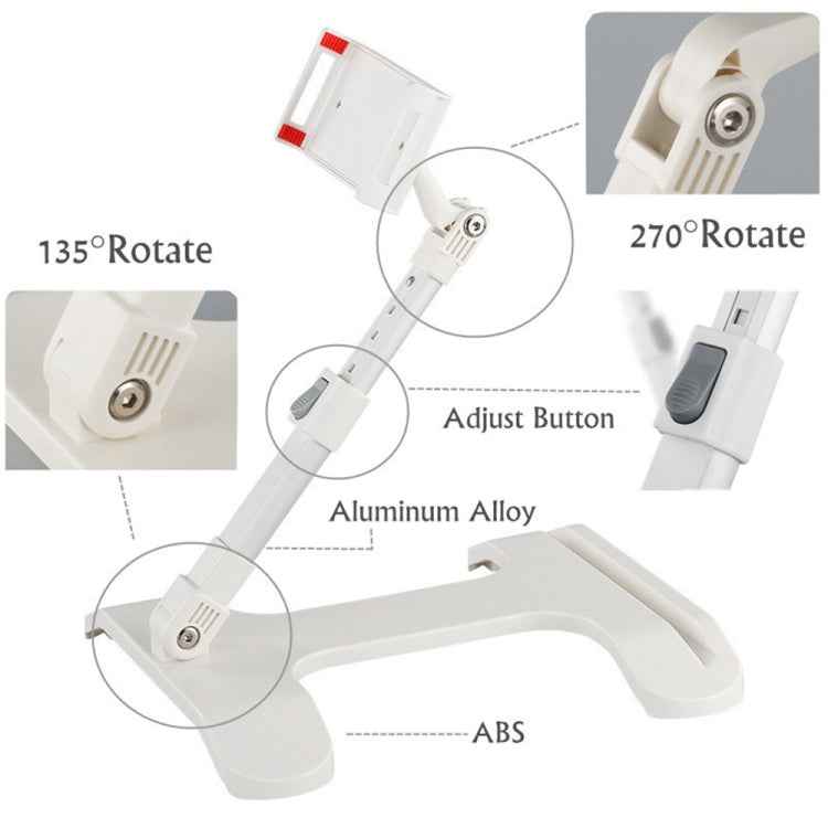 Mobile Phone Stand Bed Desktop Lap Tablet Stand Bedside Support Stand