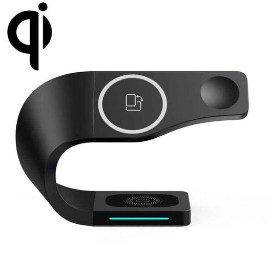 LFX-178 4 In 1 Wireless Charger For Smartphone&iWatch&AirPods