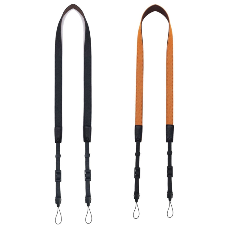 CH-006 Decompression Camera Photography Strap Telescope Shoulder Strap, Black, Coffee